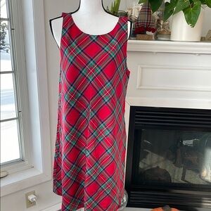 Plaid Sleeveless Dress